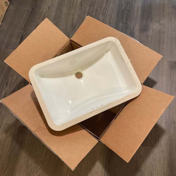 KOHLER K-2214-0 Ladena Undercounter  Bathroom Sink, White - Picture 3 of 4